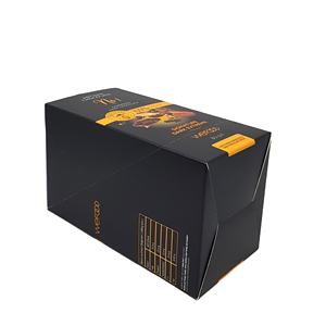 Boîtes d'emballage personnalisées en carton plissé recyclable pour chocolat, gommes à mâcher et sushi – Finition mate, gaufrage – Papier alimentaire moderne - Product Image 4