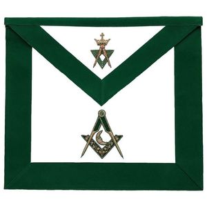 Masonic Regalia Past Master Delantal Púrpura Bordado a mano | bordado Lodge delantales collares - Product Image 1