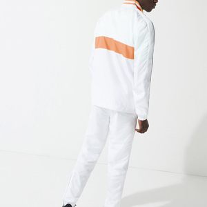 Tissu confortable pour hommes, survêtement à fermeture éclair avec manches longues pour les commandes en gros, vêtements décontractés, design bicolore pour hommes - Product Image 3