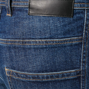 Pantalones Vaqueros de Mezclilla para Hombre, Estilo Urbano, Lavado Oscuro, Transpirables, Corte Recto, Tiro Medio - Product Image 6