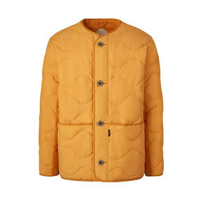 Chaqueta de edredón Chaqueta de forro acolchado de estilo sin cuello versátil para prendas de vestir exteriores informales Chaqueta acolchada ligera de alta calidad para hombres - Product Image 1