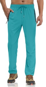 กางเกงจ็อกเกอร์แห้งเร็วสำหรับฤดูร้อน กางเกงเดินป่าผู้ชาย น้ำหนักเบา สวมใส่สบาย กางเกงวิ่ง มีเชือกผูก เอวยางยืด สำหรับออกกำลังกาย เล่นกีฬา ฟิตเนส ยิม - Product Image 2