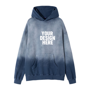 Sweat à capuche zippé pour homme, 100% coton tissé de haute qualité, coupe classique, molleton épais, épaules tombantes, coupe-vent, uni, personnalisable - Product Image 4