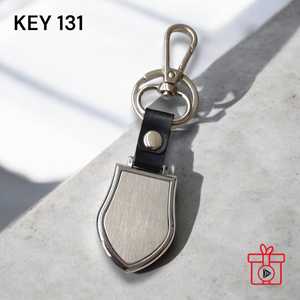 Wholesale Customizable <b>Business</b> Gifts Stainless Steel Keychain & Leather Carabiner Engraved Blank Space with Logo - Product Image 4