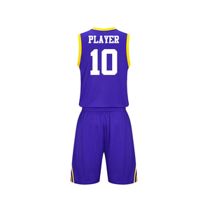 Uniforme de Baloncesto Deportivo de Entrenamiento Unisex, Transpirable, Antibacteriano, Anti-UV, de Secado Rápido, Talla Grande, con Logotipo Personalizado - Product Image 3