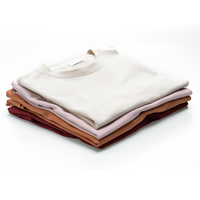 Kaus kelas berat 240 GSM polos kualitas tinggi cetak layar kebesaran kaus pria kustom Turtleneck OEM Puff dicetak