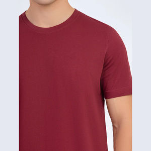 เสื้อยืดพอดีตัวของผู้ชายผ้าฝ้าย100% สตรีทแวร์ผ้าคอตตอนฤดูร้อนสั่งทำพิเศษ - Product Image 5