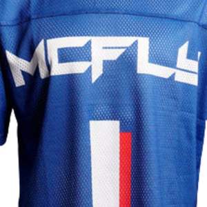 Maillot d'entraînement de football bleu en maille respirante, haut de sport, uniforme d'équipe personnalisé, fournisseur OEM - Product Image 4