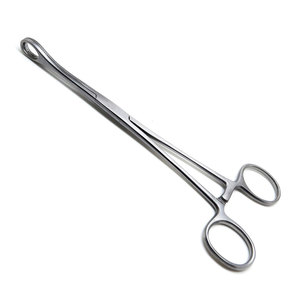 Fórceps de esponja de acero inoxidable de calidad profesional al por mayor fórceps de esponja ranurada de acero inoxidable personalizados - Product Image 1