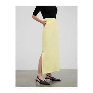 Falda midi para mujer con abertura lateral - Product Image 6