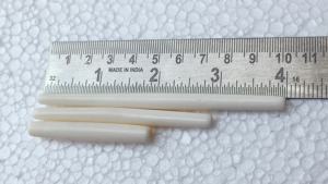 Tubo capilar de hueso natural hecho a medida en tamaño de 2 ,3 y 4 pulgadas, ideal para diseñadores de joyas y tiendas de cuentas para reventa - Product Image 3