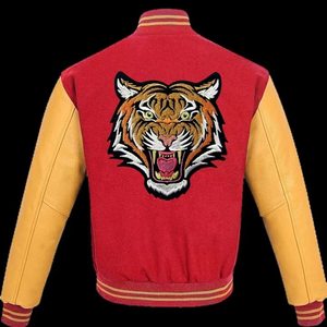 "Chaquetas universitarias vintage de invierno para hombre, abrigo de lana con letras de talla grande, chaqueta universitaria acolchada para hombre" - Product Image 2