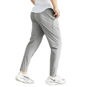 Pantalones Deportivos Casuales para Hombre, Color Beige, Cintura Elástica, Corte Recto, Ligeros, de Secado Rápido, con Bolsillos Laterales, para Verano - Product Image 3