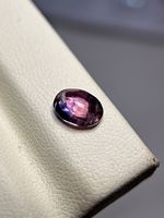 Saphir naturel de couleur bio, taille ovale facetté, pierre précieuse non traitée, non chauffée, pour la fabrication de bijoux TZ