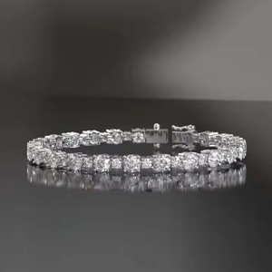 Bracelet de tennis en argent sterling certifié IGI pour femmes et filles - Product Image 3