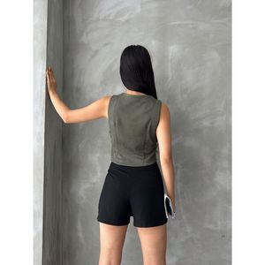 Chaleco de Gamuza para Mujer en Conjunto Elegante al por Mayor - Product Image 3