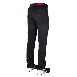 Nuevos pantalones de béisbol lisos transpirables, diseño personalizado para hombre, 100% poliéster, logotipo personalizado, precio al por mayor - Product Image 2