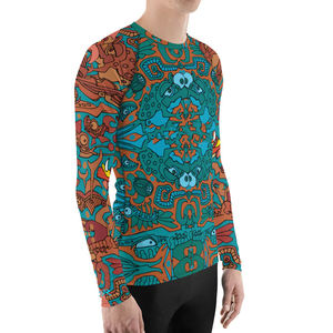 Custom Made Sublimation Print <b>Rash</b> <b>Guards</b> Custom Logo Rashguard High Quality Printed Compression Shirt Wholesale <b>Rash</b> <b>Guard</b> <b>Men</b> - Product Image 6