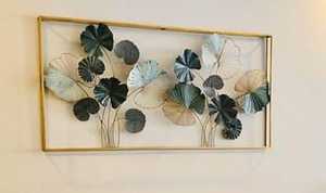 ภาพศิลปะติดผนังรูปใบไม้แบบใหม่ห้องนั่งเล่นห้องนอนโรงแรมสำนักงานตกแต่งงานแต่งงานศิลปะติดผนังแบบมีกรอบสำหรับแขวนในวันเกิด - Product Image 4