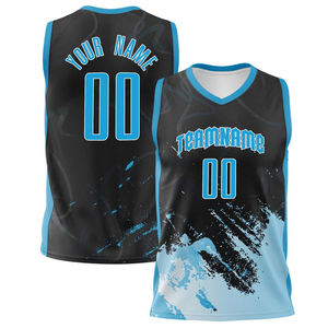 Uniforme de baloncesto personalizado para adultos de alta calidad, camiseta de baloncesto con estampado de sublimación completa con estilo de logotipo - Product Image 1