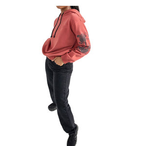 Personnalisé femmes tricoté imprimé anti-rides respirant sweat durable hiver rue mode avant Logo fabriqué sur commande - Product Image 5