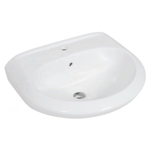 Artículos sanitarios para baño, piedra sinterizada, lavabo colgado en la pared blanca, fregadero de lavado a mano diseñado - Product Image 3