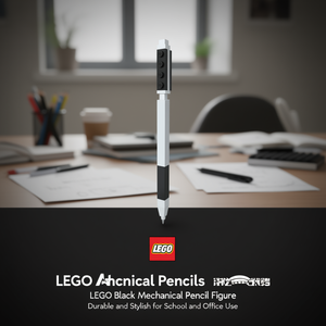 Figura de Lápiz Mecánico Negro LEGO, Duradero y Elegante para Uso Escolar y de Oficina - Product Image 3