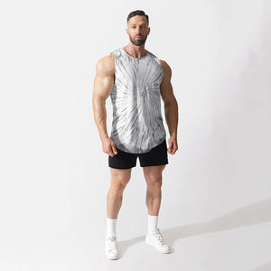 Débardeur de sport d'été à séchage rapide pour hommes Débardeur de fitness imprimé en gros Débardeur de gym personnalisé pour hommes - Product Image 4