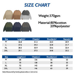 Pullover Gradient Sudaderas 3D Algodón Poliéster Venta al por mayor Hombres Gradient Acid Wash Distressed 360GSM French Terry hoodies - Product Image 3