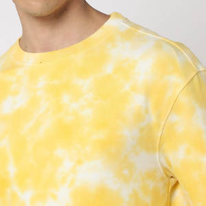 Col rond luxe qualité surdimensionné goutte épaule concepteur personnalisé Streetwear sweat français éponge plaine hommes 100% coton lourd - Product Image 6