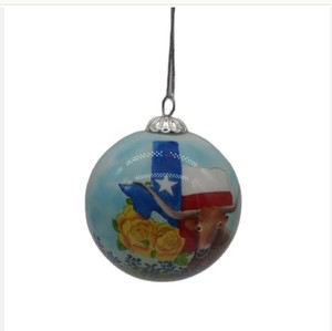 Promoción de fábrica, adornos navideños de cristal, bola, regalo de Año Nuevo a buen precio - Product Image 3