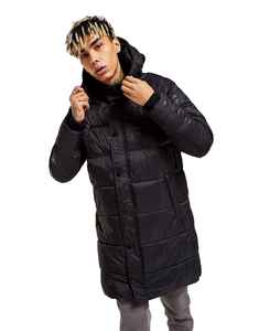 Veste d'hiver matelassée surdimensionnée pour homme à capuche, vêtement d'extérieur matelassé isolé, streetwear - Product Image 1