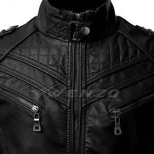 Chaqueta de Cuero de Invierno para Hombre de Alta Calidad, la Más Popular, con Logotipo Frontal, Resistente al Viento y Transpirable, Hecha en Pakistán - Product Image 3