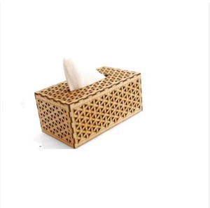 Venta caliente hecha a mano brillante pulido caja de pañuelos de madera cuadrado en forma de Material de Metal suministro al por mayor - Product Image 5