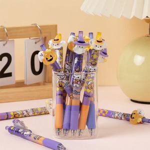 Patrón <span class=keywords><strong>de</strong></span> Halloween lindo Push Pen resina dibujos animados en forma <span class=keywords><strong>de</strong></span> alivio del estrés estudiante Premio caja ciega juguete - Product Image 4