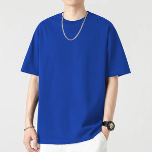 เสื้อยืดคอตตอนแท้ 100% แบบยูนิเซ็กซ์ ดีไซน์ไม่ซ้ำใคร สำหรับผู้ชาย เนื้อผ้าหนา ระบายอากาศได้ดี คอกลม แขนสั้น เสื้อยืดผู้ชาย ขายส่ง - Product Image 4