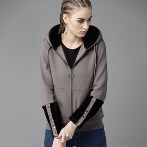 Sudadera con Capucha Extra Grande y Ligera para Mujer Fit2Fight, Cómoda, Transpirable, con Logotipo Frontal, Ropa Casual de Invierno, 100% Algodón - Product Image 3