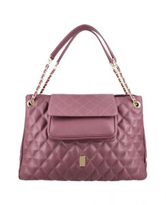 Sac à main en cuir de vachette véritable de haute qualité pour femmes OEM sac fourre-tout à bandoulière décontracté couleurs personnalisées Logo Bourgogne doux vente en gros - Product Image 1