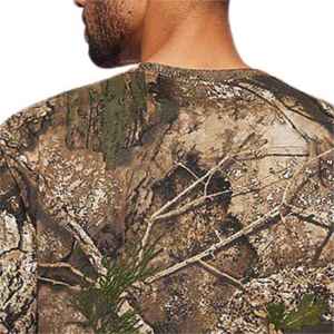 Camiseta de Camuflaje Realtree para Hombre |   Cuello Redondo 100% Algodón Hilado en Anillo |   Camiseta de Manga Corta para Caza y Actividades al Aire Libre |   Camisa de Camuflaje Transpirable - Product Image 5