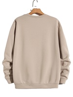 Sweat-shirts thermiques d'hiver pour hommes, 100% coton, personnalisés, manches longues, en polaire épaisse, impression numérique, respirants