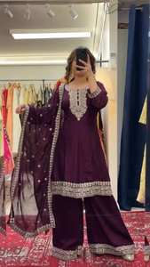 Elegante blusa de rayón paquistaní indio tradicional bordado de espejo excelente para verano invierno fiesta Navratri Lehenga Choli - Product Image 2