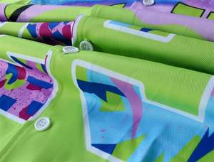 Camiseta de Béisbol Ligera Unisex, Uniforme Cómodo y Transpirable, Estilo Liso, para Hombre y Mujer, Tallas Grandes, Estampado Técnico, 100% - Product Image 6