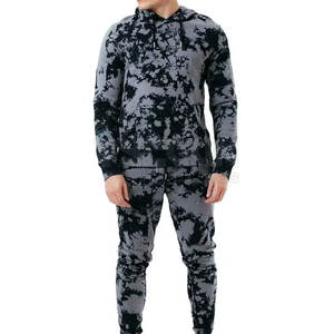 Algodón Poliéster Venta al por mayor Hombres Tie Dye Chándales Secado rápido Tie Dye Chándales Manga larga Hombres Tie Dye Chándales - Product Image 1