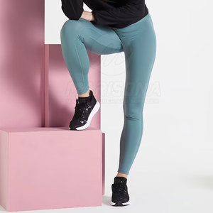 ผู้ผลิตมืออาชีพ กางเกงเลกกิ้งผู้หญิง คุณภาพดีที่สุด กางเกงเลกกิ้งผู้หญิง เอวยืดหยุ่น กางเกงโยคะผู้หญิง - Product Image 3