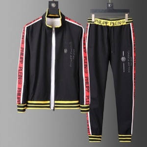 Traje deportivo de invierno de moda informal para hombre, conjunto de dos piezas de lana de 340gms, sudadera con capucha y pantalones de chándal, stock de ropa cancelada de fábrica - Product Image 5