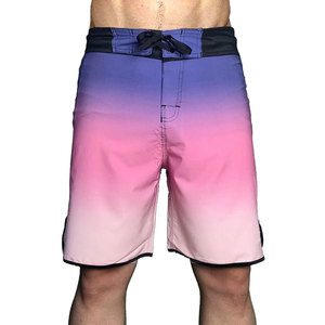 Short de bain de surf à taille élastique et à séchage rapide pour hommes Short de bain à motif solide avec short de plage - Product Image 4
