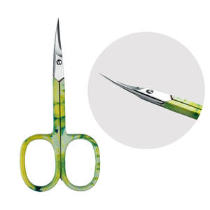 Tijeras de aseo de punta delgada de MOQ bajo, recortadores de cutículas precisos de acero inoxidable sostenible para manicura, uñas puntiagudas de acero de belleza - Product Image 6