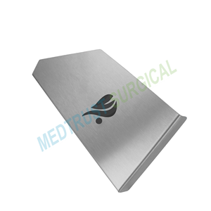 Plateau d'instruments chirurgicaux Greenberg Retractor Pattie 6 3/4 X 3 (172 mm X 76 mm) en acier inoxydable, ensemble d'instruments manuels réutilisables - Product Image 3