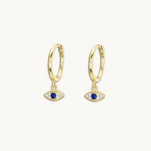 925 <b>Sterling</b> <b>Silver</b> Moissanite Earrings Love Blended Reimagined Eye Paved Design Best Collection at Prices - Product Image 1