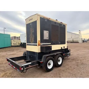 Groupe électrogène diesel industriel triphasé d'occasion de 200 kW, 277/480 V, sur remorque, pour usage commercial, alimentation de secours, TAD1240GE - Product Image 2